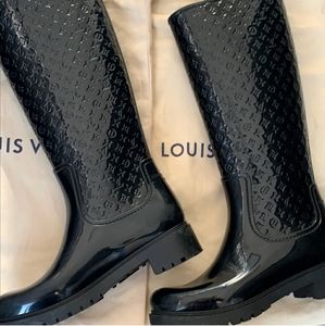 Louis Vuitton Rubber rain boots size 38/8